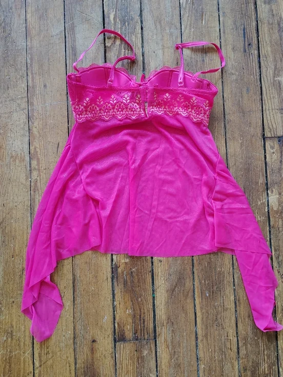 Victorias Secret Cami Lingerie Top Lace Y2K Whimsy Fairy Fairycore 34B Small NWT - Picture 6 of 9